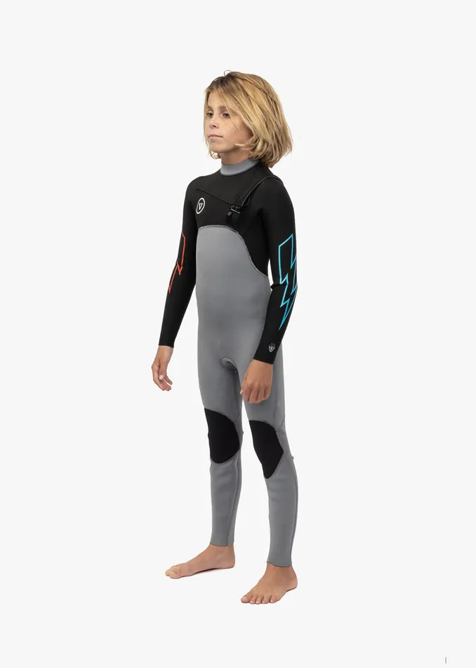 7 Seas Boys 43 Bolt Full Chest Zip Wetsuit GREY Youth Wetsuits Vissla 7 Seas Boys 43 Bolt Full Chest Zip Wetsuit GREY Youth Wetsuits Vissla