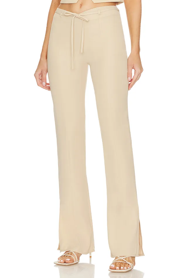 Abbey Pant Nude Neutral Women Lovers and Friends Pants