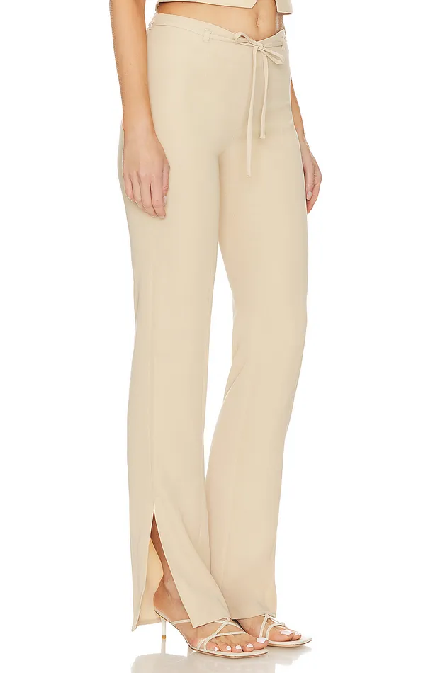 Abbey Pant Nude Neutral Women Lovers and Friends Pants Abbey Pant Nude Neutral Women Lovers and Friends Pants