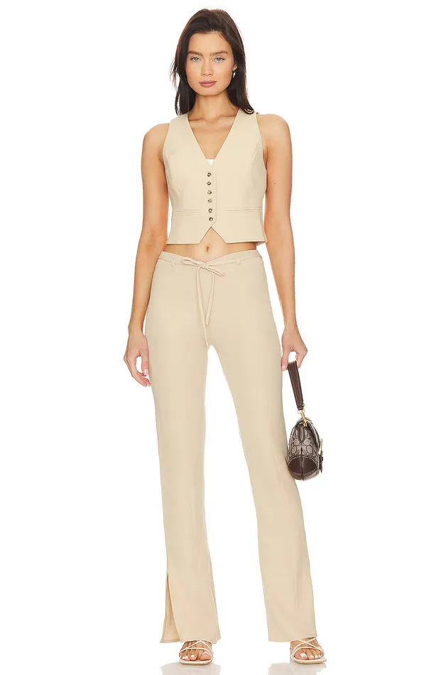Abbey Pant Nude Neutral Women Lovers and Friends Pants Abbey Pant Nude Neutral Women Lovers and Friends Pants