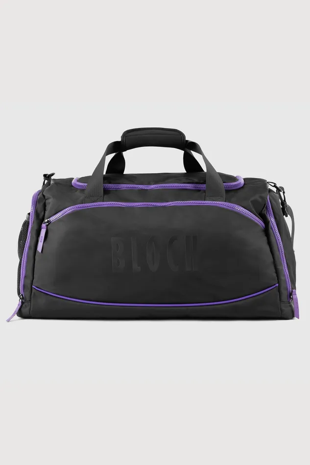 Accessories Bloch Bloch Troupe Dance Bag Black Purple Nylon Bags