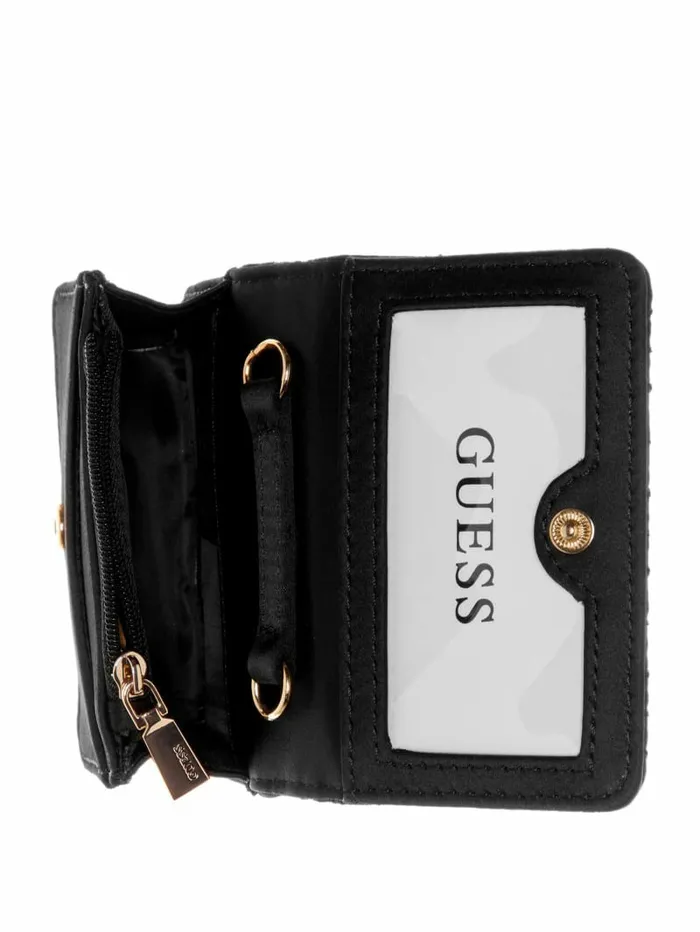 Accessories GUESS WomenKids Velina Micro Mini Bag Black