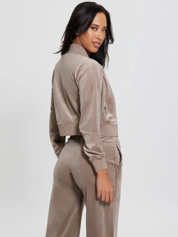 Activewear GUESS Women Eco Couture FullZip Sweatshirt Dunas Activewear GUESS Women Eco Couture FullZip Sweatshirt Dunas