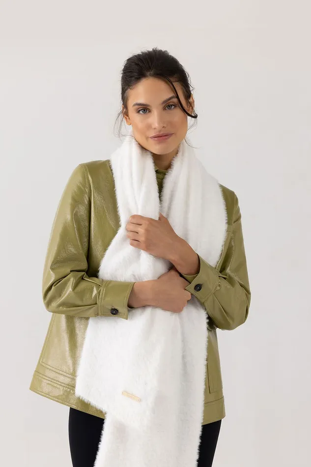 Adult Bloch Eyelash Knit Scarf Cream Accessories Bloch Adult Bloch Eyelash Knit Scarf Cream Accessories Bloch