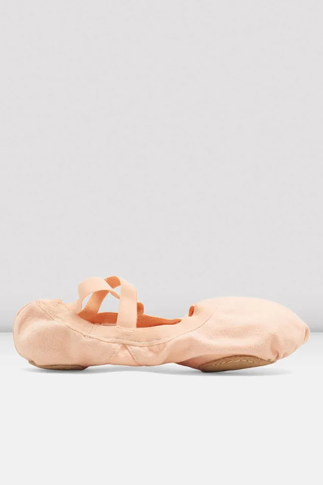 Adult Ladies Pro Elastic Canvas Ballet Shoes Pink Canvas Ballet Bloch Adult Ladies Pro Elastic Canvas Ballet Shoes Pink Canvas Ballet Bloch