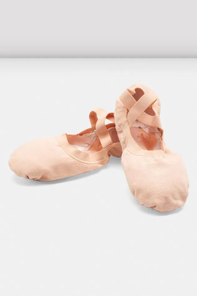 Adult Ladies Pro Elastic Canvas Ballet Shoes Pink Canvas Ballet Bloch Adult Ladies Pro Elastic Canvas Ballet Shoes Pink Canvas Ballet Bloch