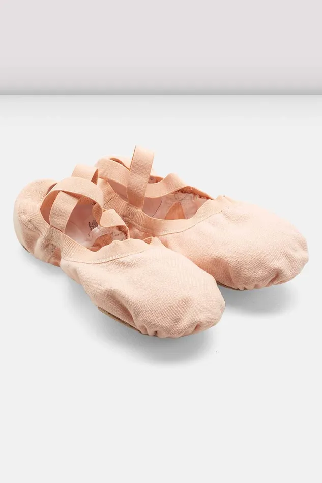 Adult Ladies Pro Elastic Canvas Ballet Shoes Pink Canvas Ballet Bloch Adult Ladies Pro Elastic Canvas Ballet Shoes Pink Canvas Ballet Bloch