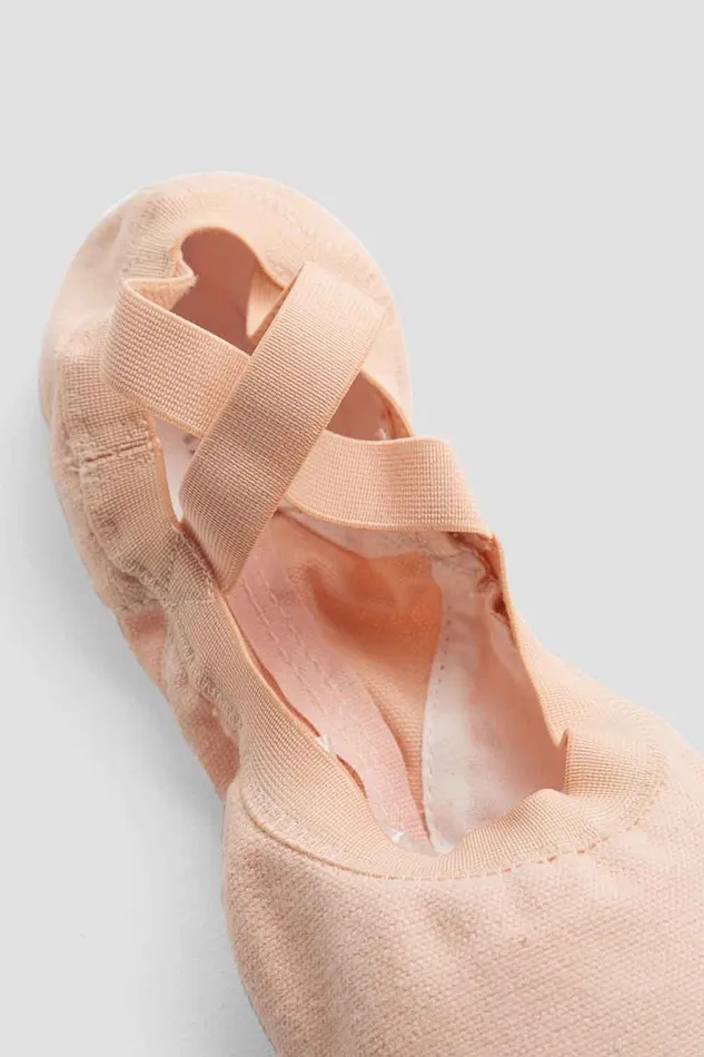 Adult Ladies Pro Elastic Canvas Ballet Shoes Pink Canvas Ballet Bloch Adult Ladies Pro Elastic Canvas Ballet Shoes Pink Canvas Ballet Bloch