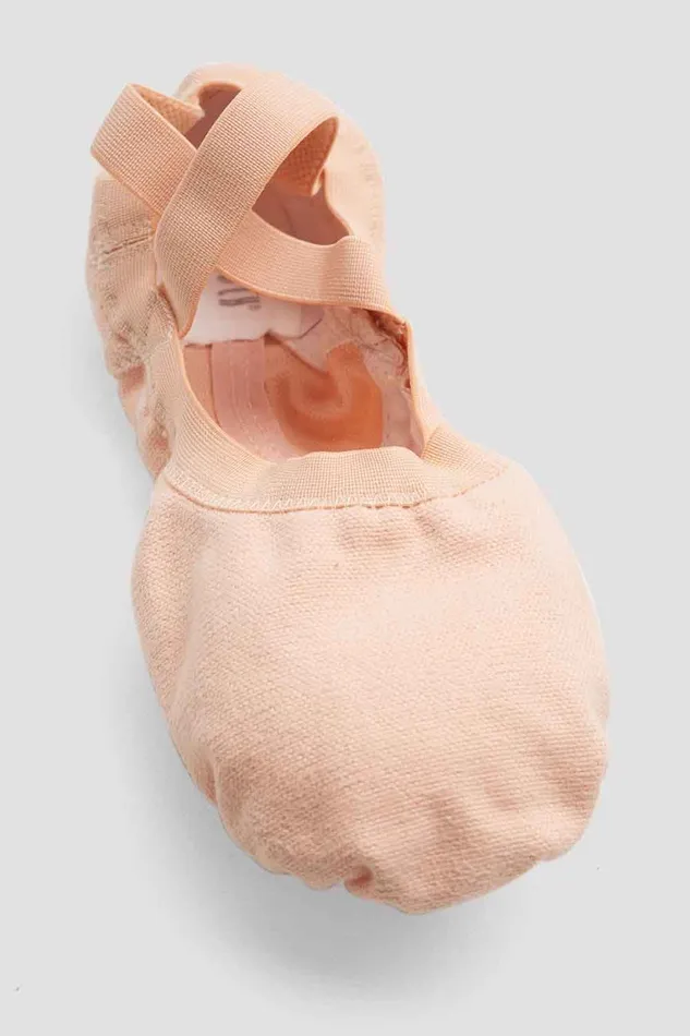 Adult Ladies Pro Elastic Canvas Ballet Shoes Pink Canvas Ballet Bloch Adult Ladies Pro Elastic Canvas Ballet Shoes Pink Canvas Ballet Bloch