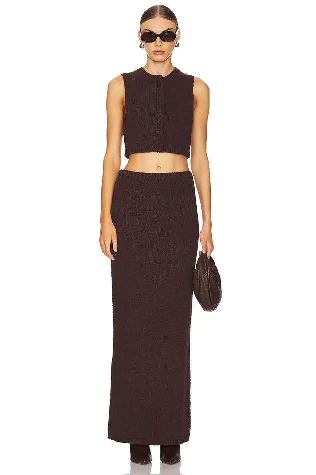 Agnese Maxi Skirt Brown Women Lovers and Friends Skirts Agnese Maxi Skirt Brown Women Lovers and Friends Skirts