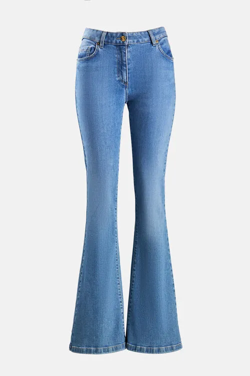 Andante Andante Avio Blue Pants Luisa Spagnoli Women Andante Andante Avio Blue Pants Luisa Spagnoli Women