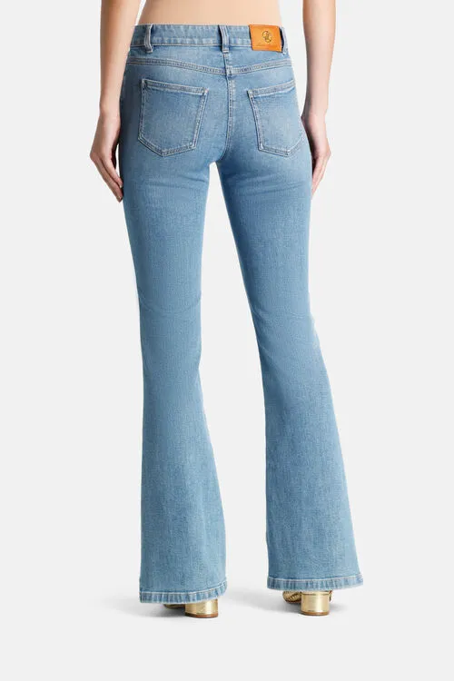 Andante Andante Avio Blue Pants Luisa Spagnoli Women Andante Andante Avio Blue Pants Luisa Spagnoli Women