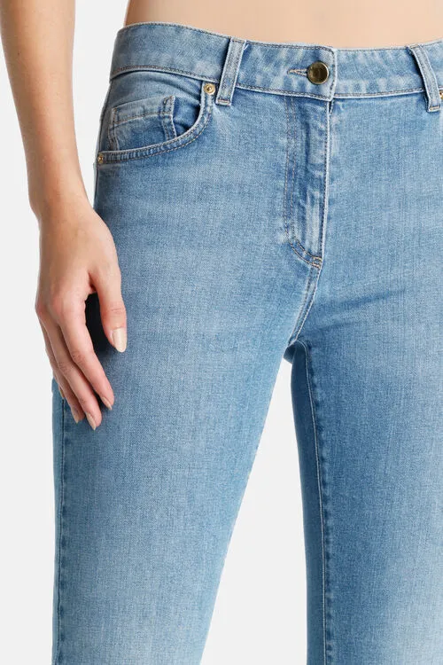Andante Andante Avio Blue Pants Luisa Spagnoli Women Andante Andante Avio Blue Pants Luisa Spagnoli Women