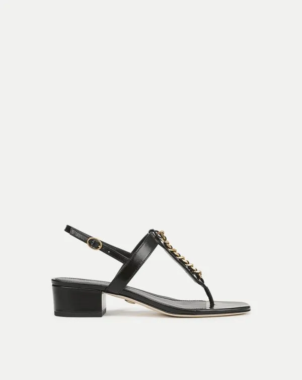 Andie ChainLink Sandal Black Women Veronica Beard Shoes