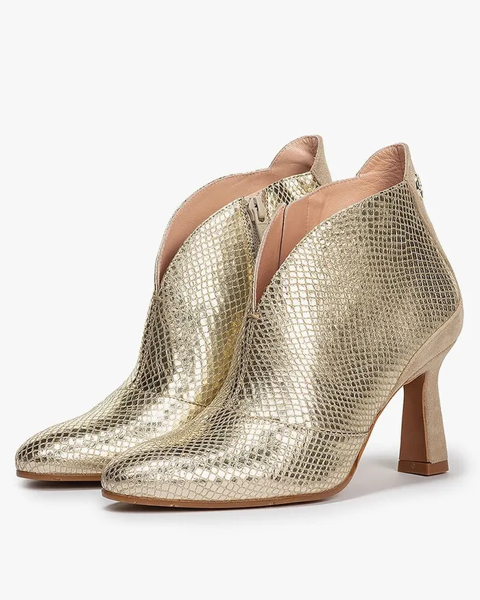 Ankle Boots Women Floris Van Bommel Saxi 0405 Metallicprint