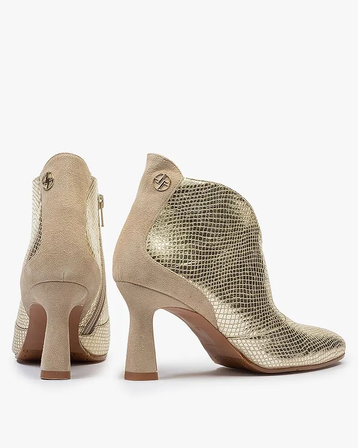Ankle Boots Women Floris Van Bommel Saxi 0405 Metallicprint