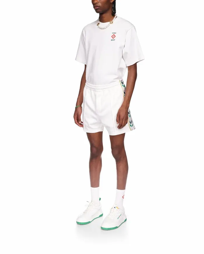 Aprs Sport Men Casablanca Paris Laurel Track Shorts Aprs Sport Men Casablanca Paris Laurel Track Shorts