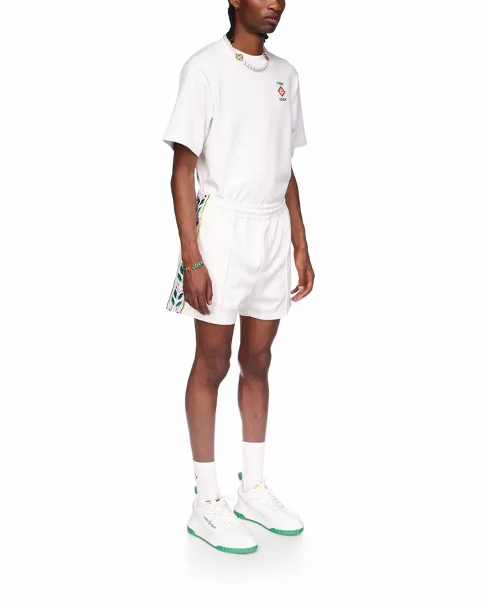 Aprs Sport Men Casablanca Paris Laurel Track Shorts Aprs Sport Men Casablanca Paris Laurel Track Shorts