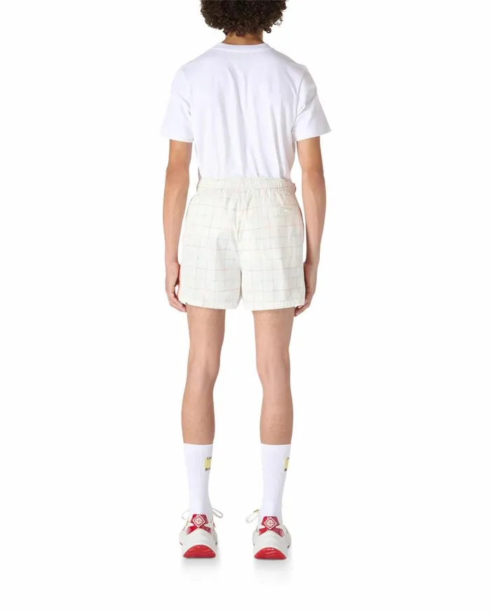 Aprs Sport Men Casablanca Paris Tennis Club Check Tracksuit Shorts Aprs Sport Men Casablanca Paris Tennis Club Check Tracksuit Shorts