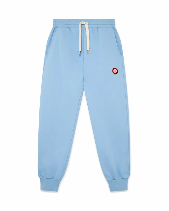 Aprs Sport Women Casablanca Paris Blue Logo Patch Sweatpants