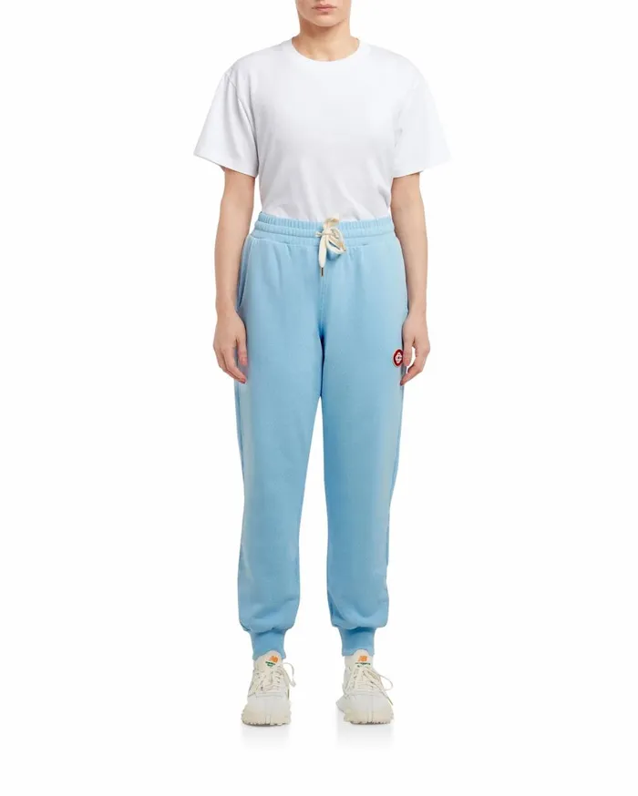 Aprs Sport Women Casablanca Paris Blue Logo Patch Sweatpants