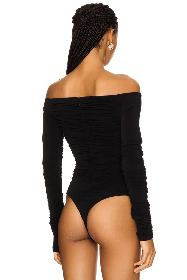 Ari Bodysuit Black Women Lovers and Friends Tops Ari Bodysuit Black Women Lovers and Friends Tops