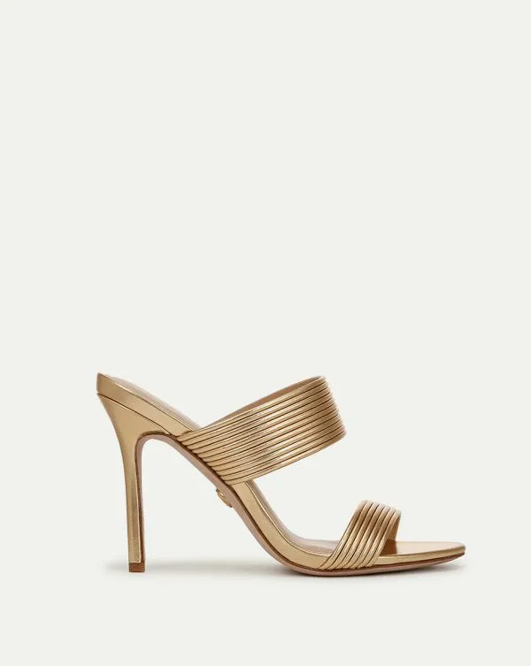 Asha Sandal Gold Women Veronica Beard Shoes