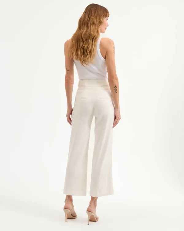 Aubrie Linen Pant Offwhite Women Veronica Beard Pants Aubrie Linen Pant Offwhite Women Veronica Beard Pants