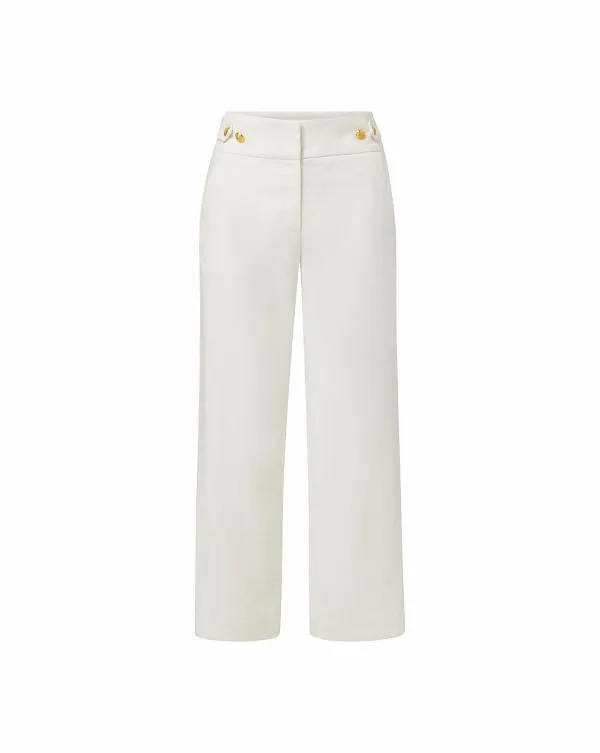 Aubrie Linen Pant Offwhite Women Veronica Beard Pants Aubrie Linen Pant Offwhite Women Veronica Beard Pants