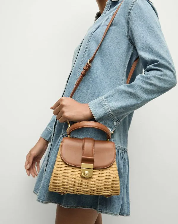 Avenue Wicker Bag Hazelwood Women Veronica Beard Handbags Avenue Wicker Bag Hazelwood Women Veronica Beard Handbags
