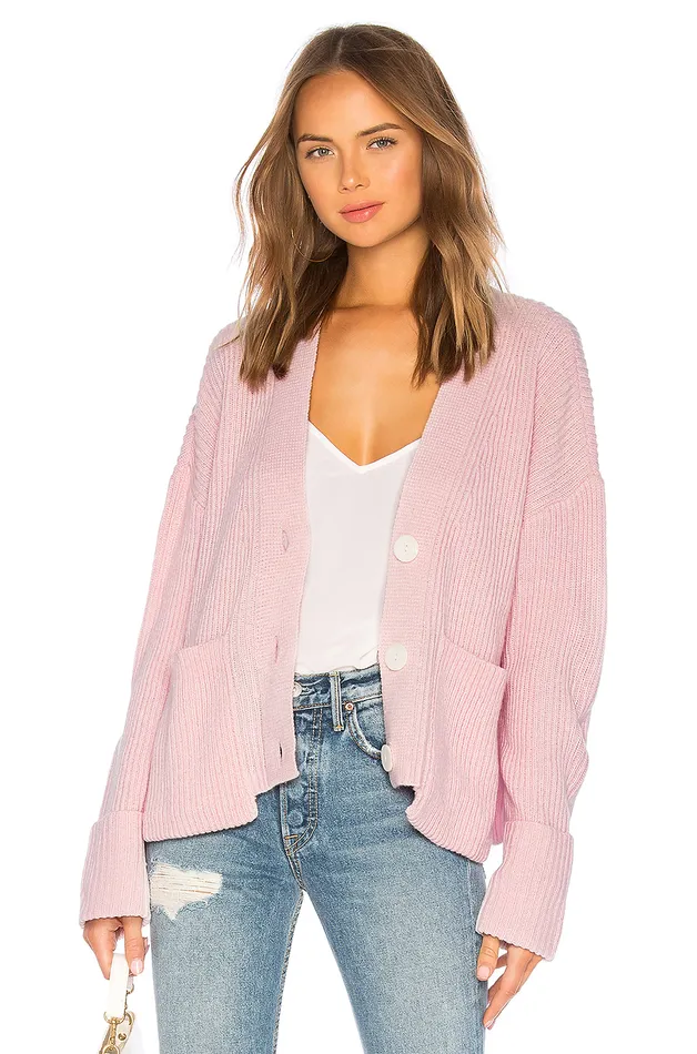 Avery Cardigan Pink Women Lovers and Friends Sweaters and Knits