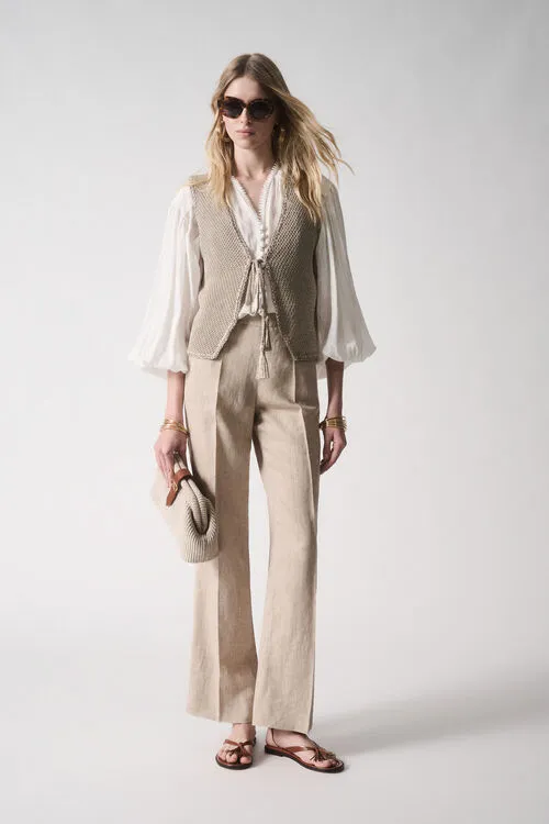 Baciata Baciata Cream Blouses and Shirts Luisa Spagnoli Women Baciata Baciata Cream Blouses and Shirts Luisa Spagnoli Women