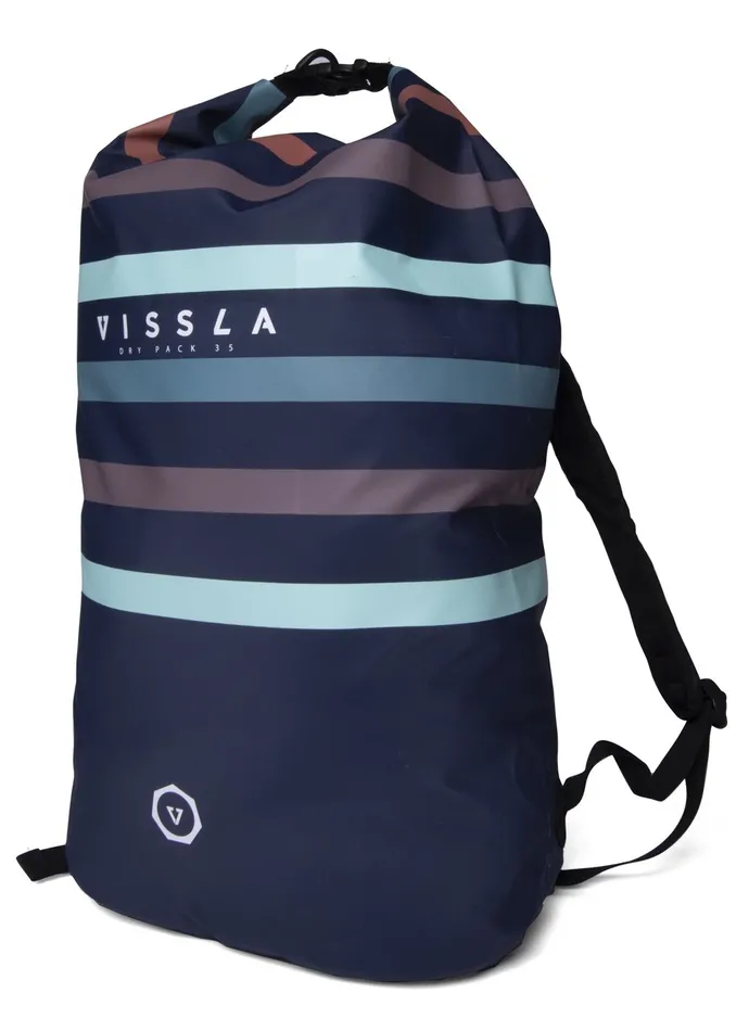 Bags 7 Seas 35L Dry Backpack Dark Denim Vissla Men Bags 7 Seas 35L Dry Backpack Dark Denim Vissla Men