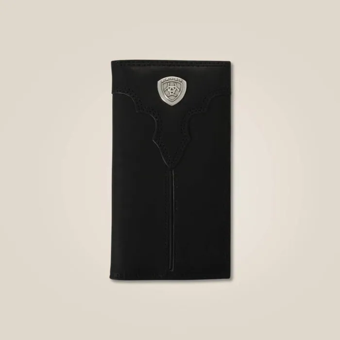 Bags and Wallets Men Ariat Center Ridge Rodeo Wallet Black
