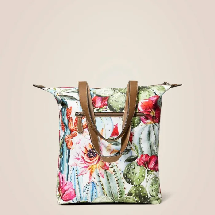 Bags and Wallets Women Ariat Tall Tote Cactus Floral Multi Bags and Wallets Women Ariat Tall Tote Cactus Floral Multi