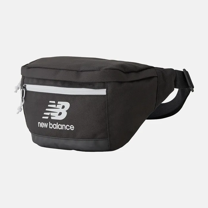 Bags Athletics XL Waistpack BLACK with WHITE PRINT 8211 New Balance MenWomenKids Bags Athletics XL Waistpack BLACK with WHITE PRINT 8211 New Balance MenWomenKids