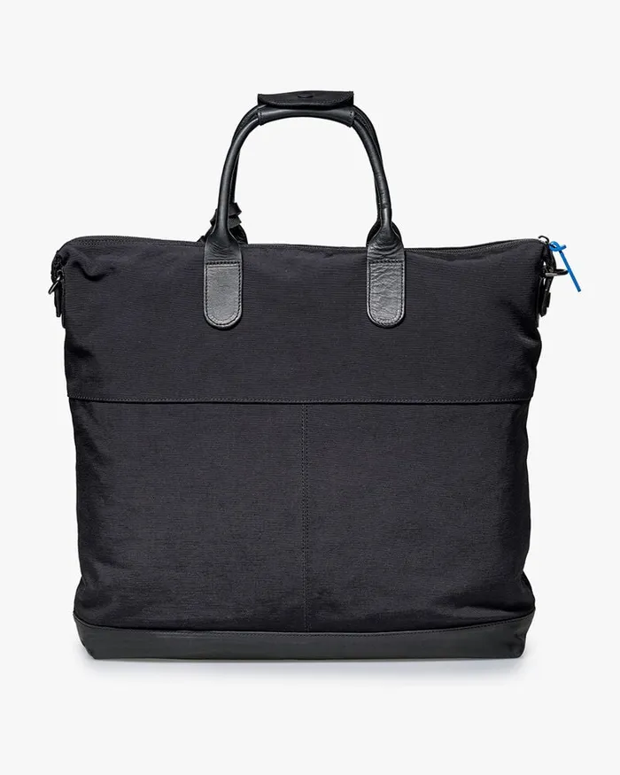 Bags Men Floris Van Bommel Tote Bag Textile Black Leather