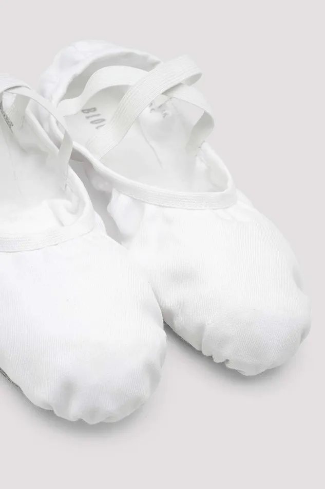 Ballet Bloch Adult Mens Performa Stretch Canvas Ballet Shoes White Canvas