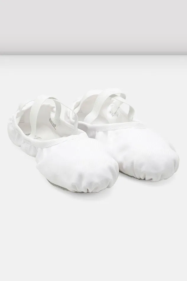 Ballet Bloch Adult Mens Performa Stretch Canvas Ballet Shoes White Canvas