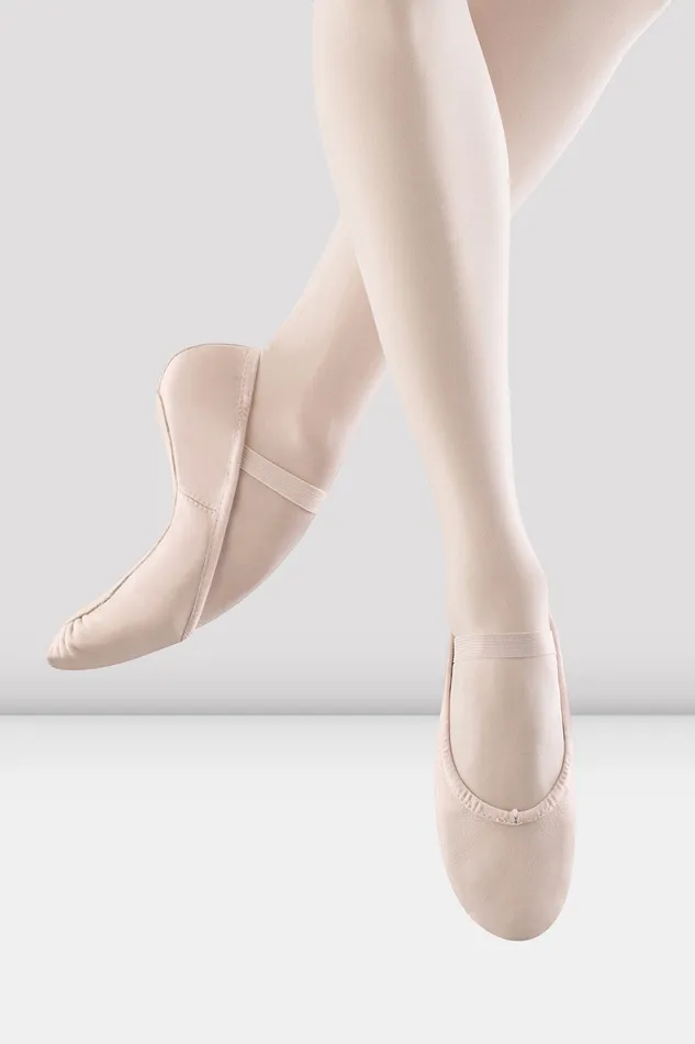 Ballet Ladies Dansoft Leather Ballet Shoes Theatrical Pink Leather Bloch Adult