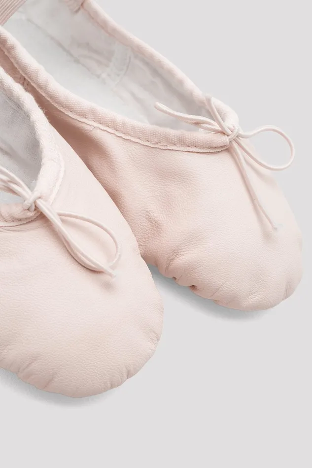 Ballet Ladies Dansoft Leather Ballet Shoes Theatrical Pink Leather Bloch Adult