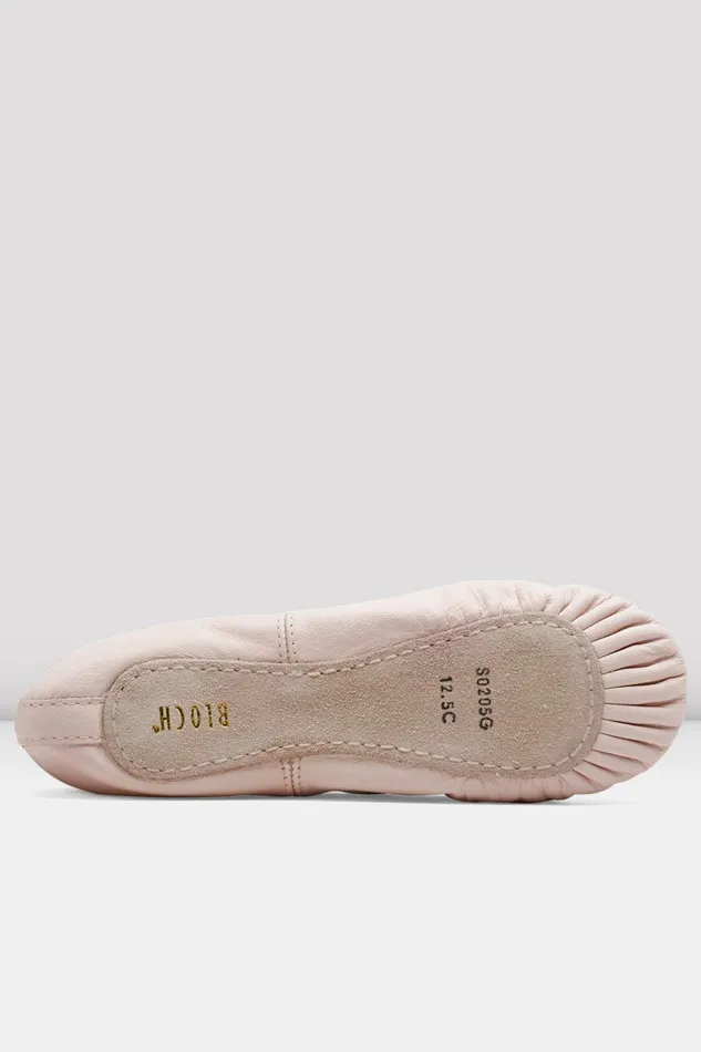 Ballet Ladies Dansoft Leather Ballet Shoes Theatrical Pink Leather Bloch Adult