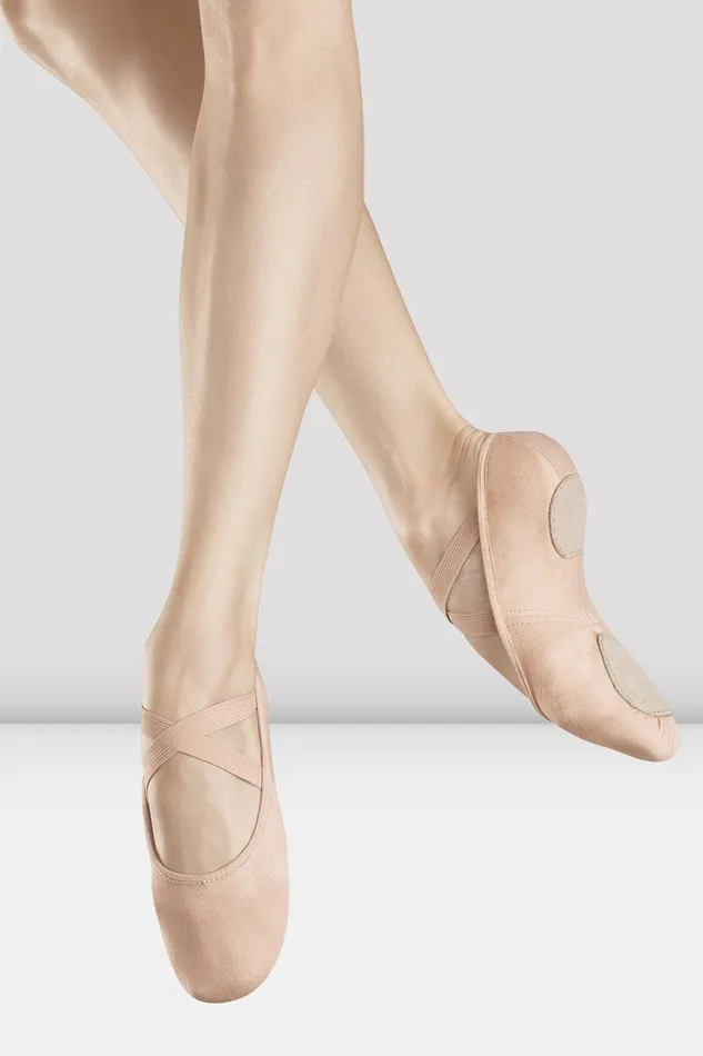 Ballet Ladies Infinity Stretch Canvas Ballet Shoes Pink Canvas Bloch Adult