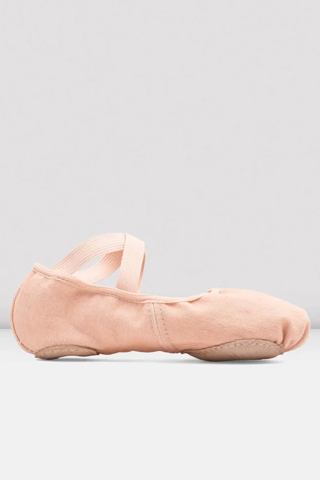 Ballet Ladies Infinity Stretch Canvas Ballet Shoes Pink Canvas Bloch Adult