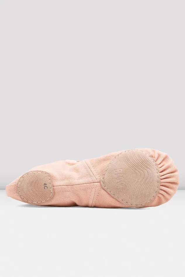 Ballet Ladies Infinity Stretch Canvas Ballet Shoes Pink Canvas Bloch Adult