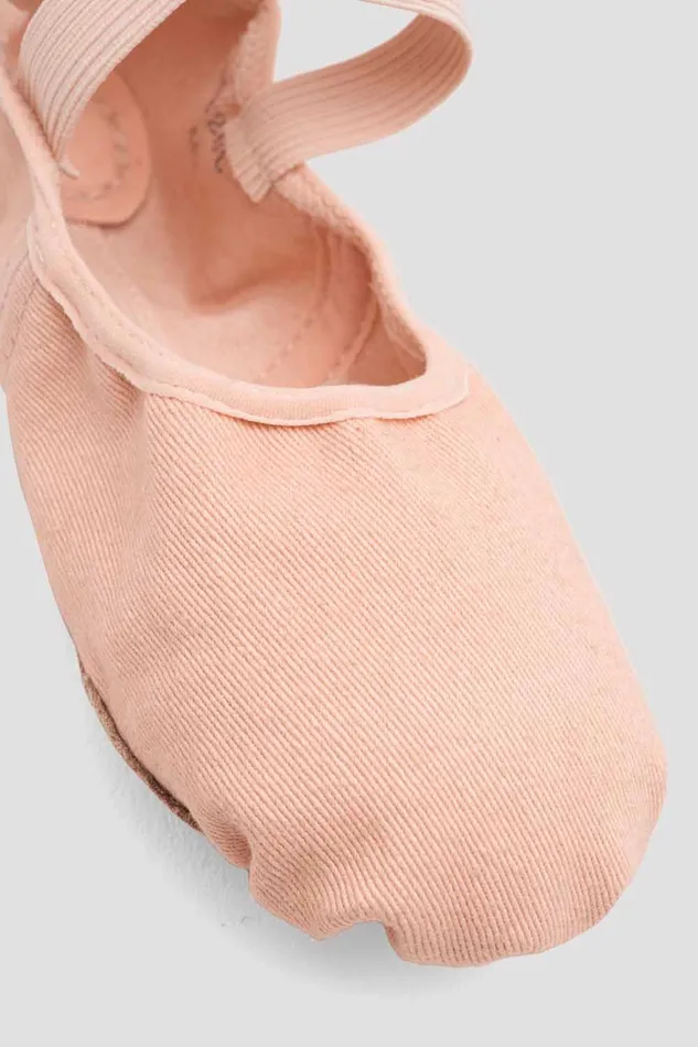 Ballet Ladies Infinity Stretch Canvas Ballet Shoes Pink Canvas Bloch Adult