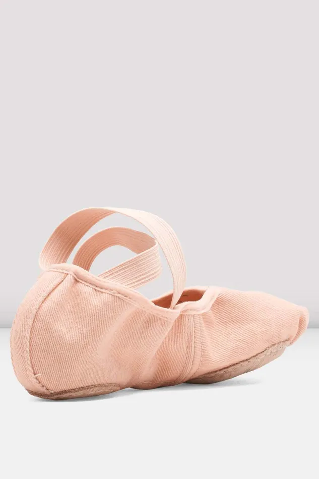 Ballet Ladies Infinity Stretch Canvas Ballet Shoes Pink Canvas Bloch Adult