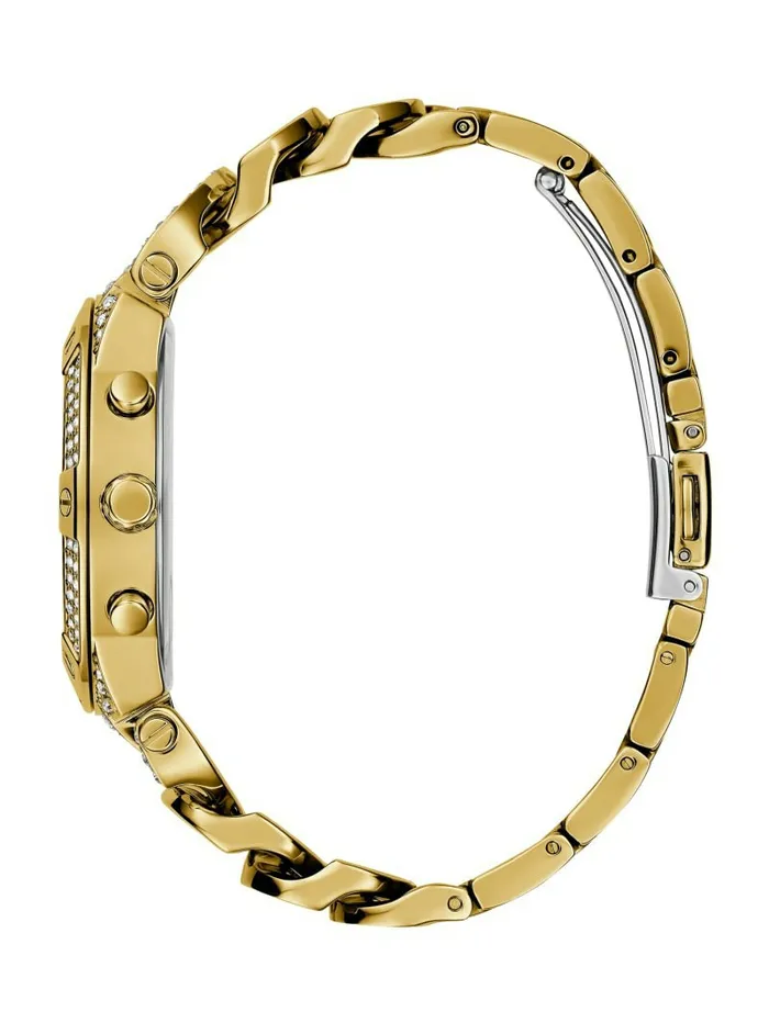 Baroness GoldTone Multifunction Watch Gold Watches GUESS Women Baroness GoldTone Multifunction Watch Gold Watches GUESS Women