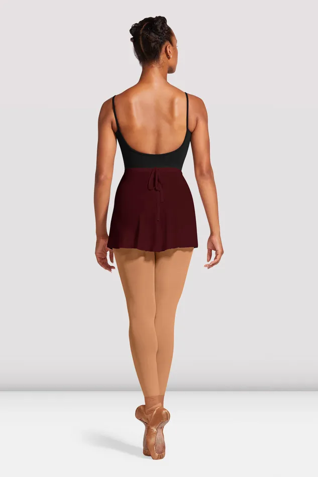 Basics Ladies Vera Wrap Ballet Skirt Burgundy 8211 Bloch Adult