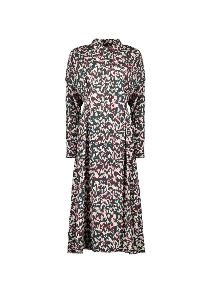 Baukjen Becky Printed Midi Dress Animal Print Clothing